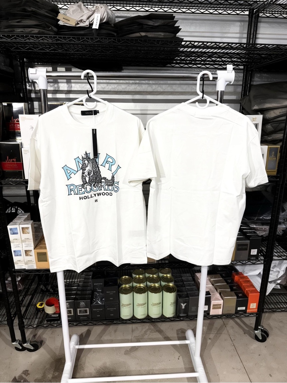 White graphic Tee